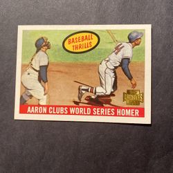 Hank Aaron Baseball Thrills Topps 2001 #467