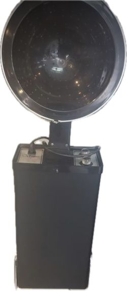 Salon hairdryer and chair