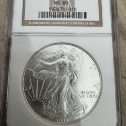 1999 Eagle Silver Dollar 