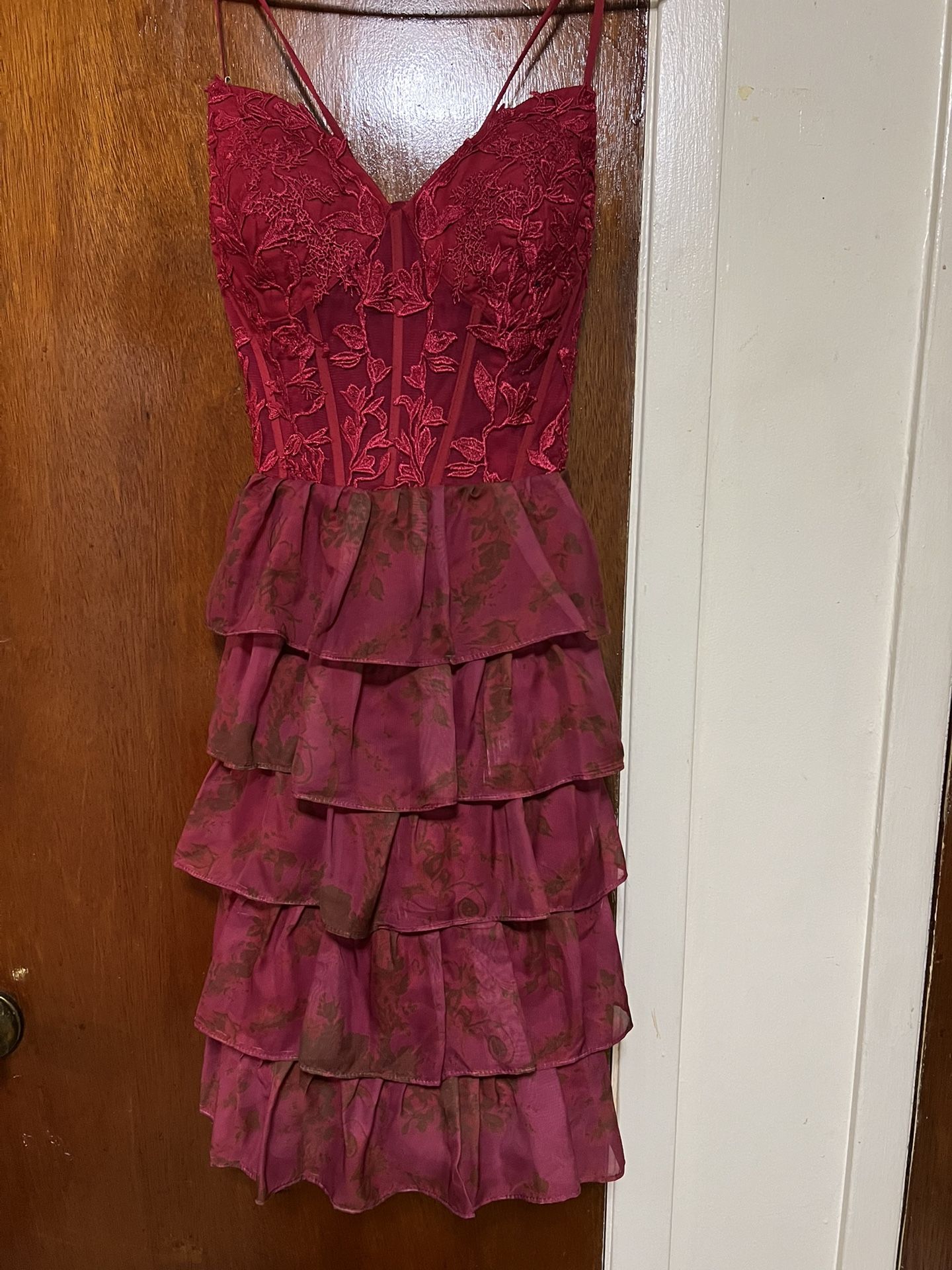 Red Lace Dress