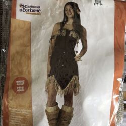 Halloween Teen Indian princess costume