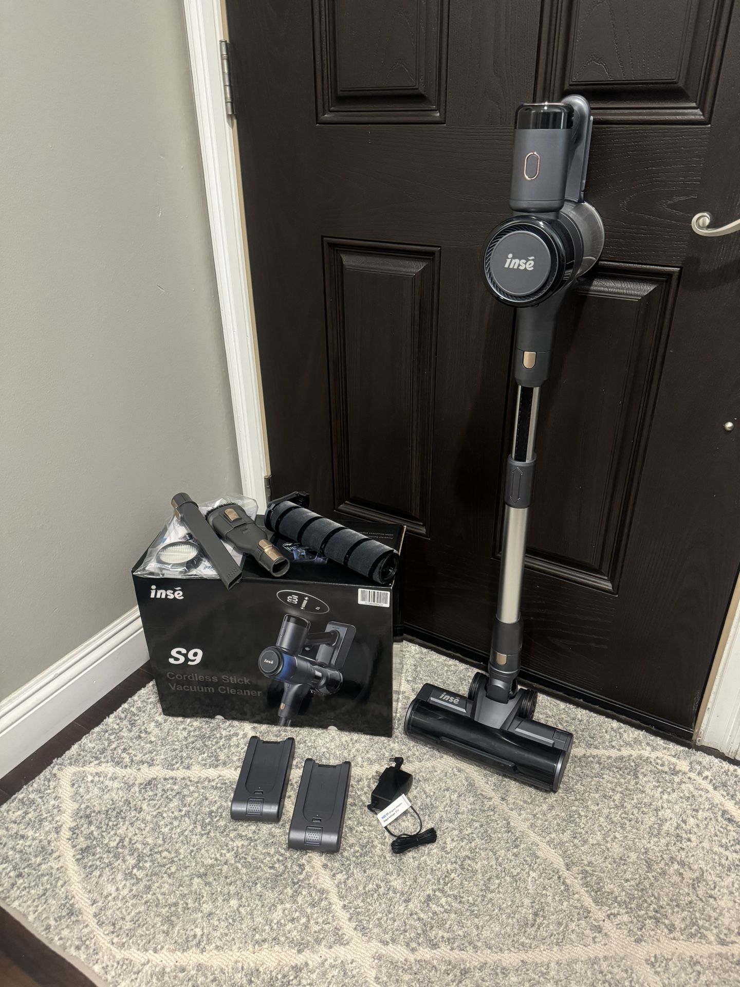 Inse S9 Cordless Stick Bagless Vacuum with 2 Batteries