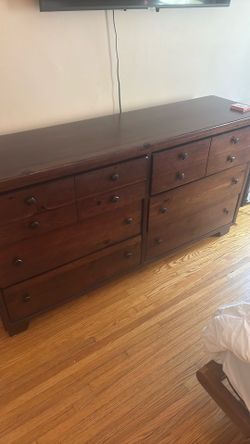 Solid wood dresser