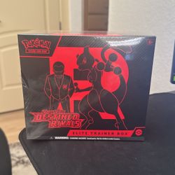 Pokemon Destined Rivals  ETB with Minor Damage