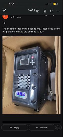 BRAND NEW - No Box  - Forklift Charger - GNB Industrial Power - Model X7MV48-0215