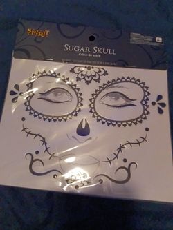 Sugar Skull Face Decals