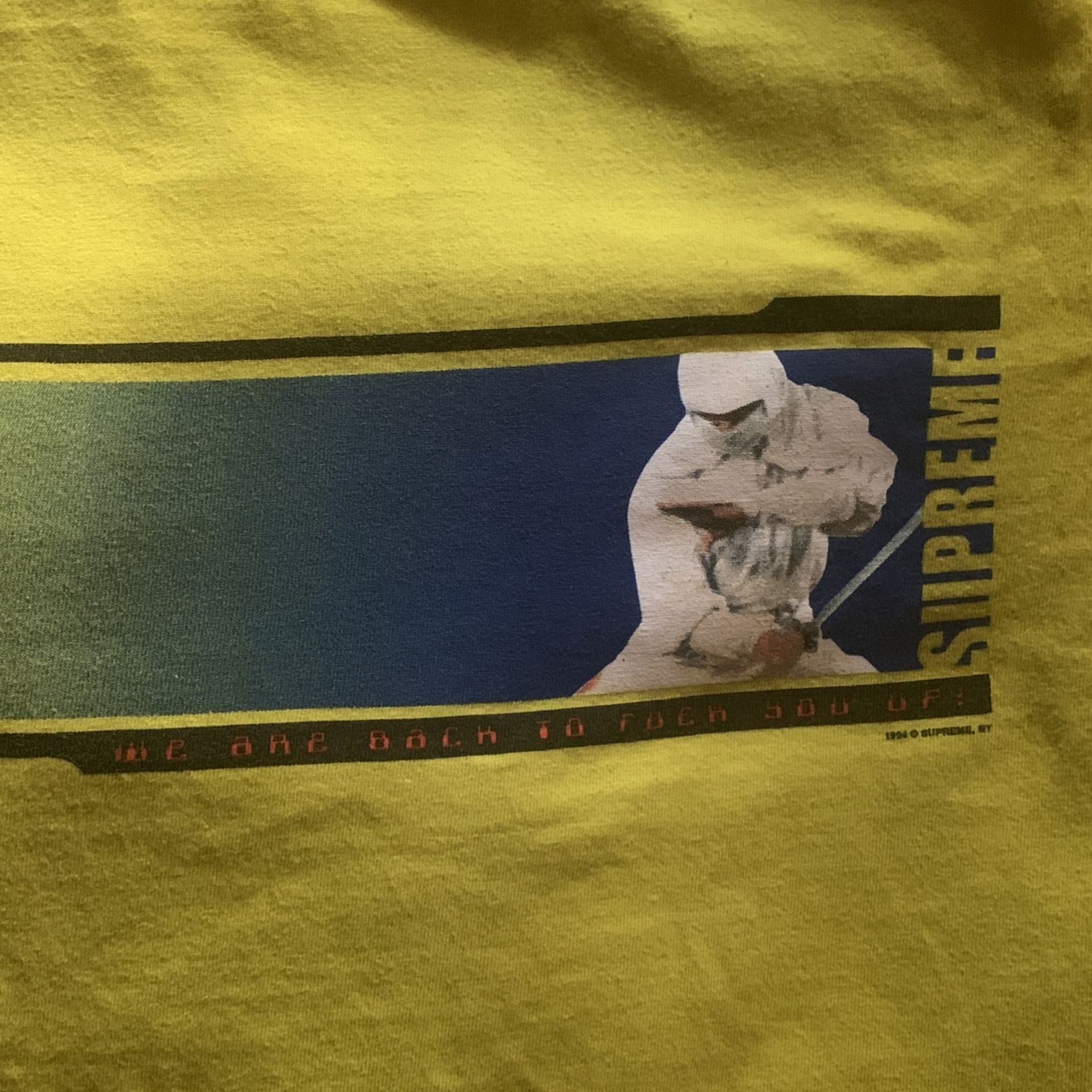 Supreme “We Are Back To F**k You Up” Tee