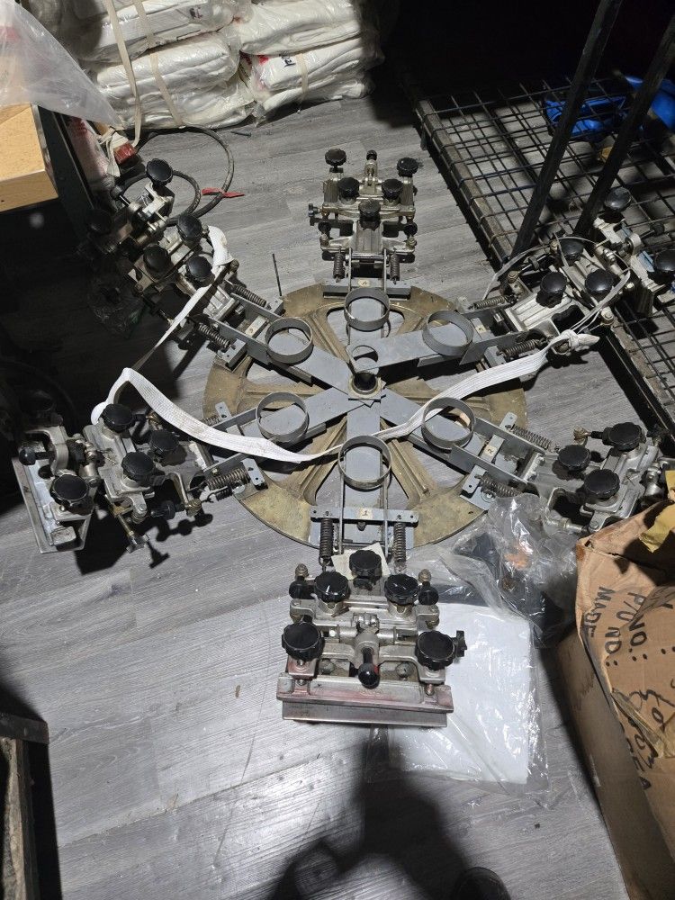 6 Shirt Silk Screen Machine
