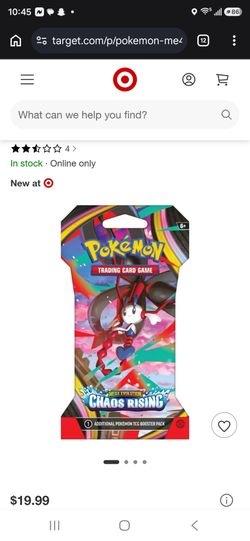 2 pokemon packs chaos rising