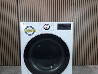 LG 7.4 Cu. Ft. Smart Electric Dryer with TurboSteam and Sensor Dry Technology in White (DLEX4000W-D-9687)