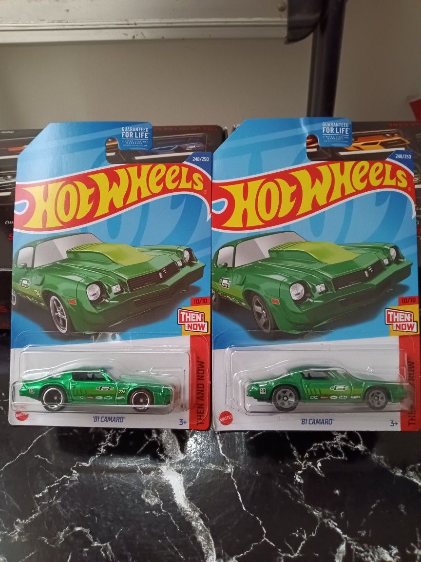 1981 Chevy Camaro SS Super Treasure Hunt & Regular Mainline (2) 1:64 Scale Hot Wheels🔥 New & Available For Trade Only!!!