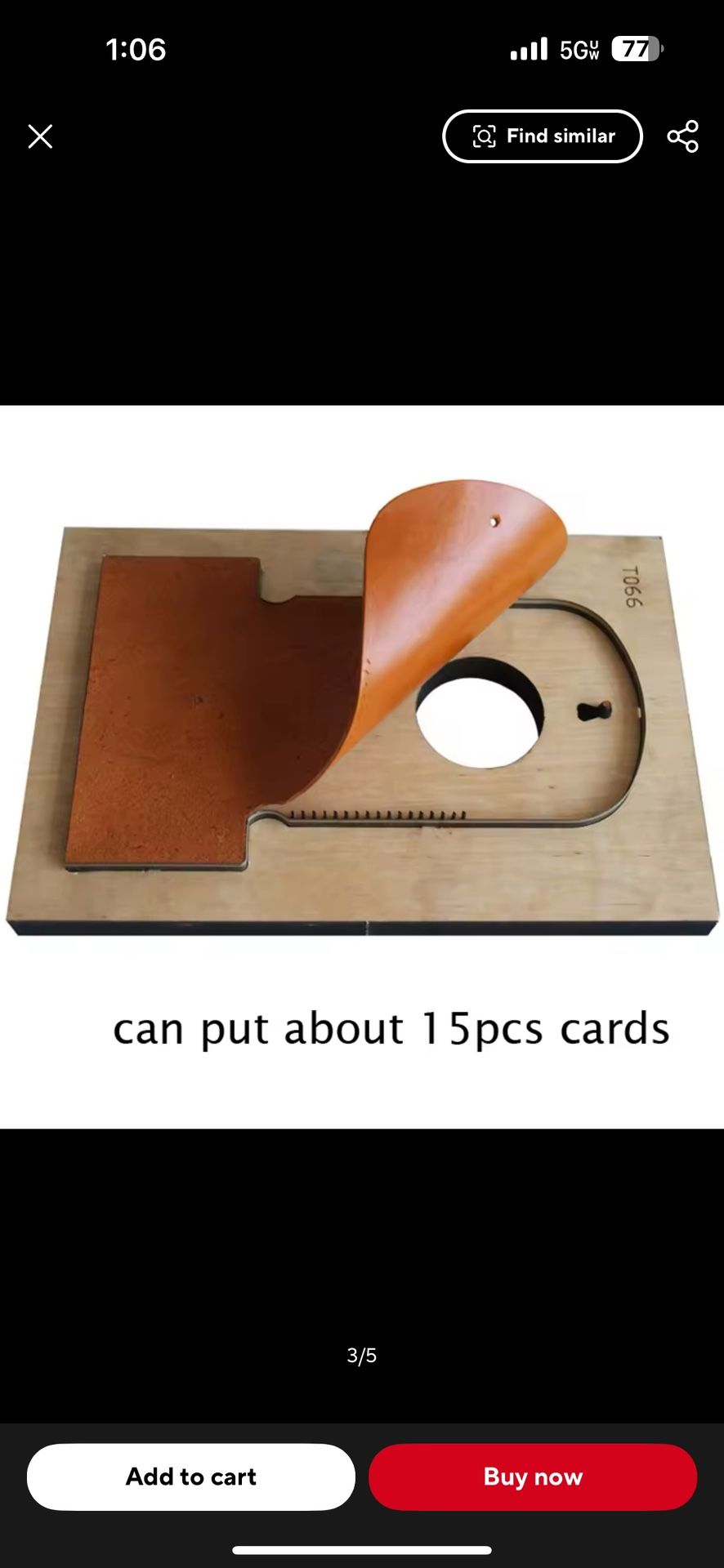 Wallet die Cutter Mold