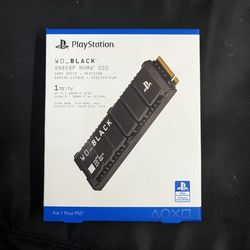Ps5 WD Black SN850 Solid State Drive 1tb
