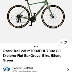 Ozark Trail 700c G.1 Explorer Gravel Bike.