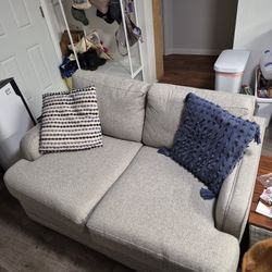 Gray Loveseat/Couch/Sofa