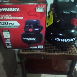Husky air compressor 3 gallon 120 psi