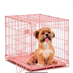 Midwest Pink iCrate Single Door for Dogs, Cats. 