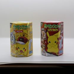 RARE PAIR IMPORTED Japanese Pokemon Snack Puffed Pikachu Sticker TOHATO