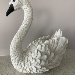 Vintage Large White Swan