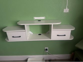 Floating TV entertainment center