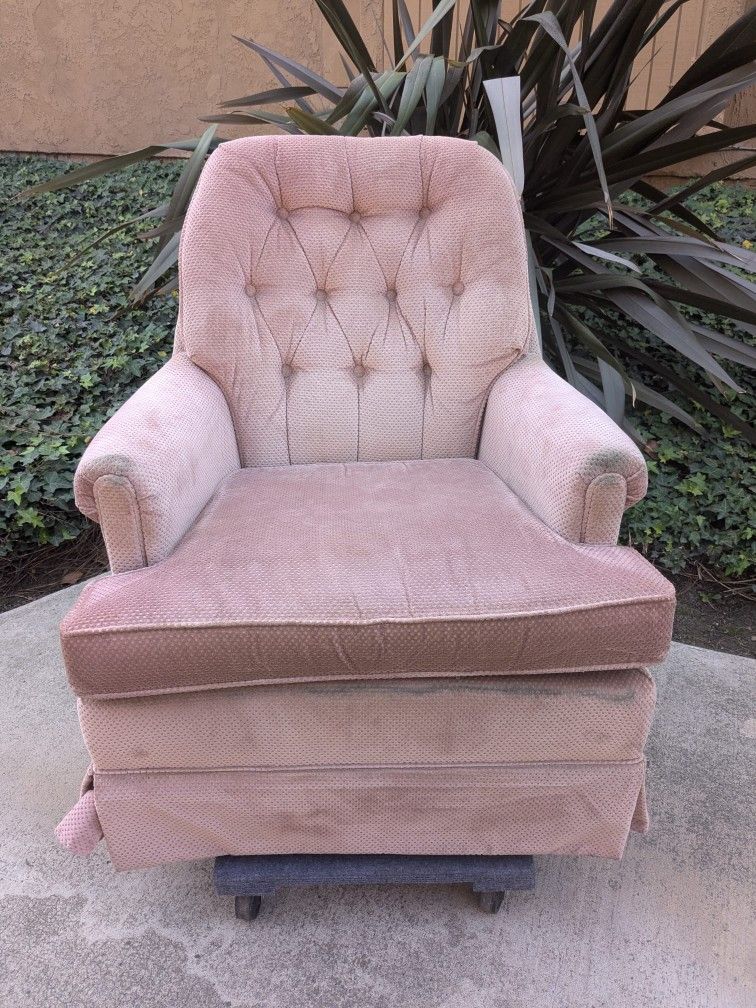 Vintage Modern Swivel Rocking Chair