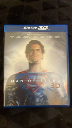 DVD MAN OF STEEL 3D Blueray $5