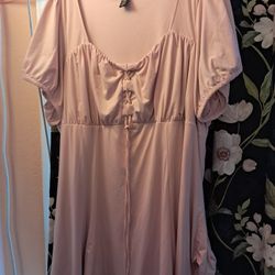 Cute Pink Hot Topic Smock Dress Plus Size Size 5