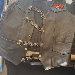 Harley Leather Vest