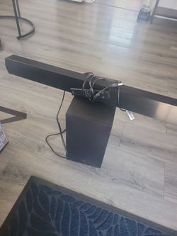 Samsung soundbar with subwoofer