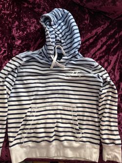 American Eagle Striped Pullover Hoodie