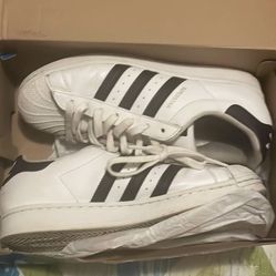 Adidas All Star White Shoes Size 9