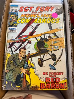 Sgt fury and his howling commandos 76 marvel comic book