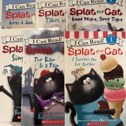 Books. Beginning Reader. Splat the Cat. 9 books total