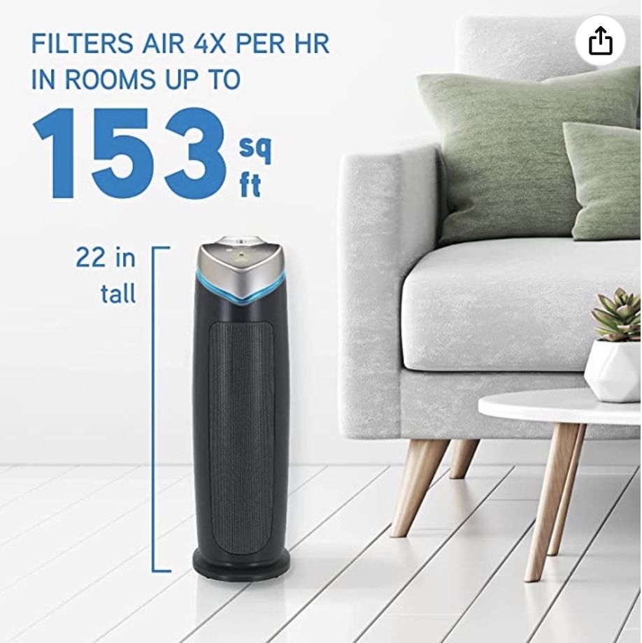 Like new Air purifier True HEPA Filter