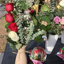 Flowers And Vase