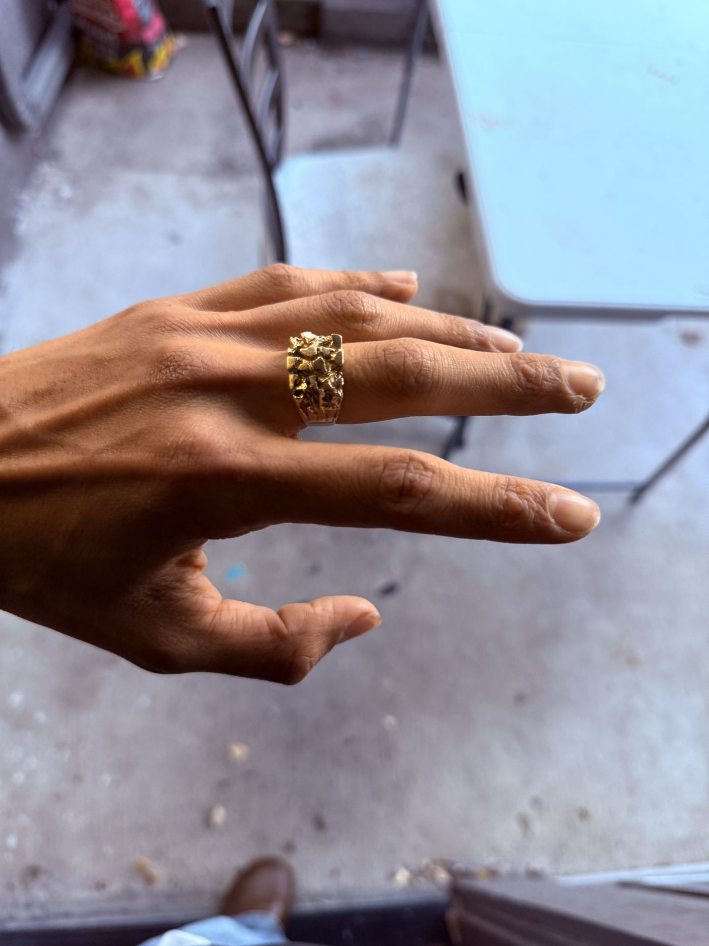 8 gram 10k Nugget Ring