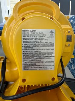 Electric Blower BR-20 Yellow Inflatable Blower