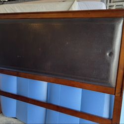 Queen Size Headboard, Mattress, Box Spring Frame  
