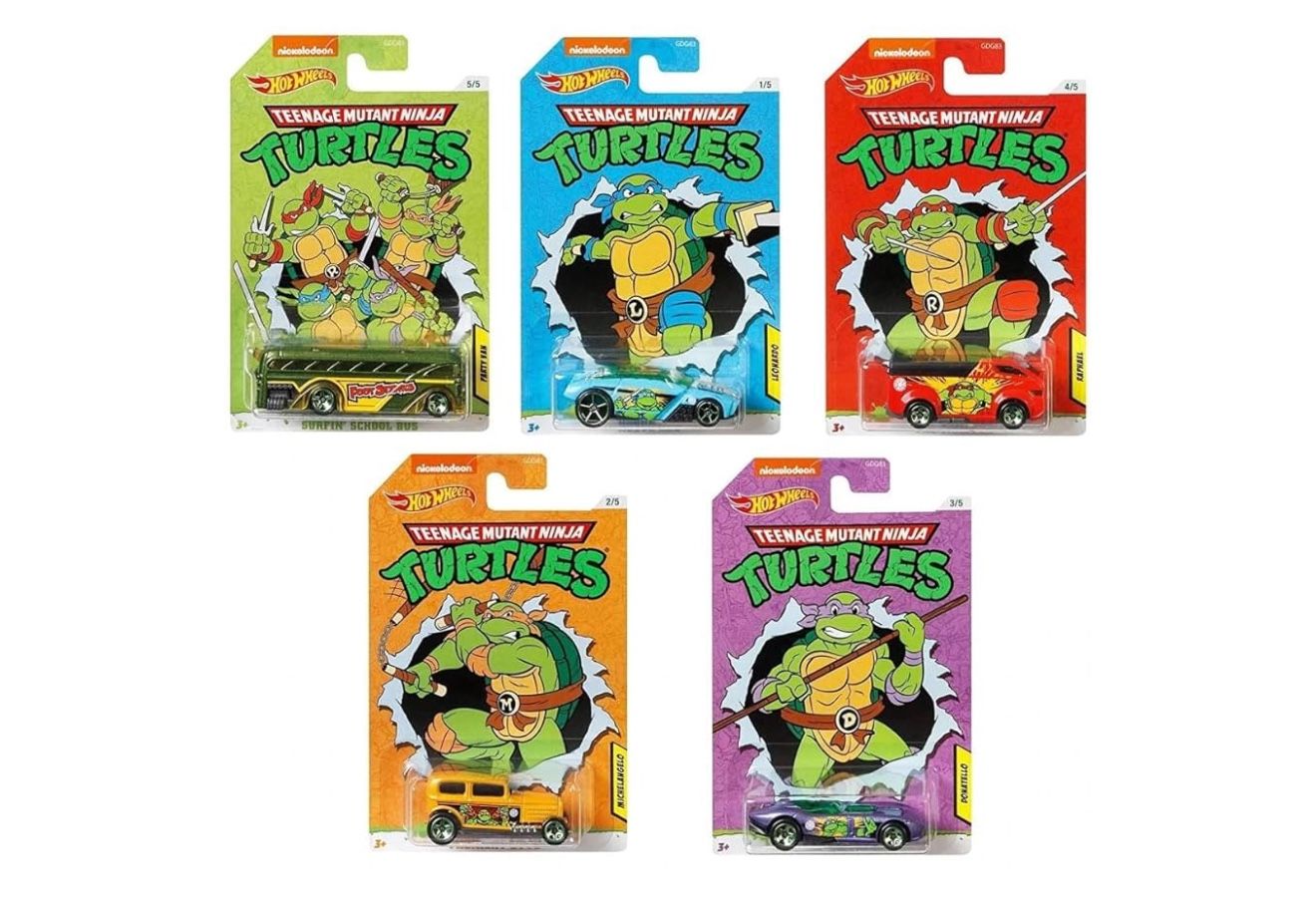 Hot wheels Ninja Turtles set