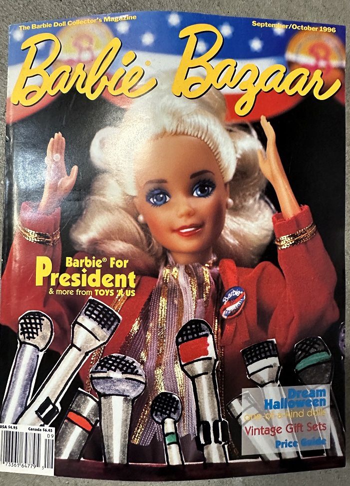 Barbie Bazaar Collectible, Magazine. 1996 September / October Volume 8, Issue  5.