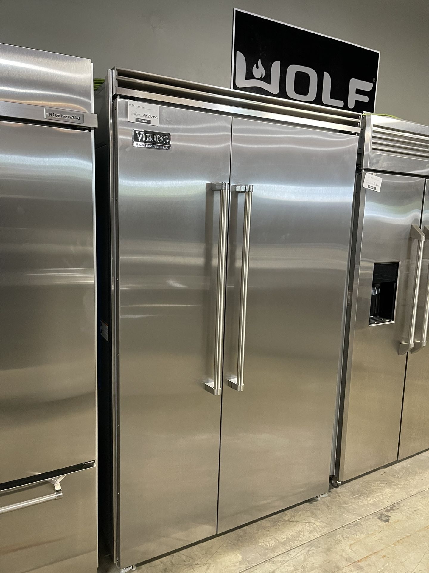 VIKING 48 WIDE BUILT IN REFRIGERATOR