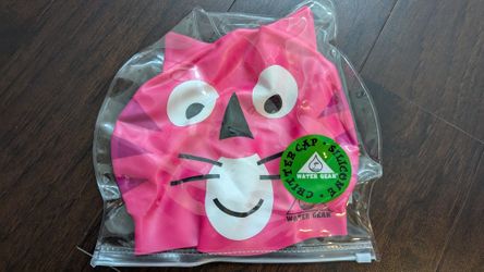 cat Swim Hat Age 3-7 New
