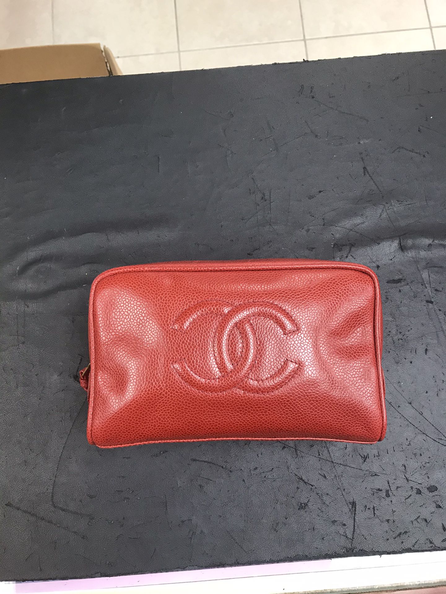 Coco Chanel Makeup Bag in Great Condition. 9x5x4