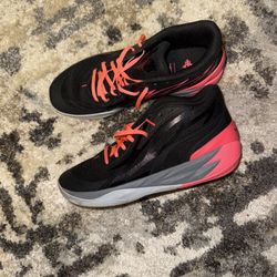 Puma LaMelo Ball MB.02 Flare Black/Sunset Glow Mens Size 11.5
