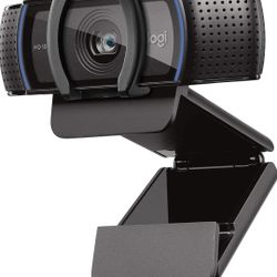 Logitech C920e HD 1080p Mic-Enabled Webcam, certified for Zoom, Microsoft Teams compatible, TAA Compliant