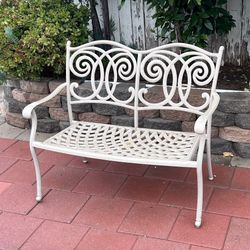 Aluminum Patio Furniture Bench for Sale in Fontana, CA OfferUp