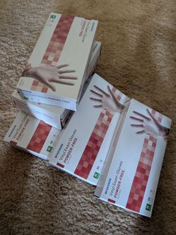 McKesson Vinyl Exam Gloves Powder-Free Medium 50ct x 5 boxes