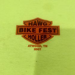 Hog Hollor Bike Fest 2007 Atwood Tennessee T-Shirt  (XL) Harley Davidson Motorcycle Rally 