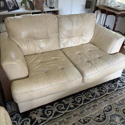 Leather Sofa And Loveseat