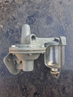 Vintage classic car or truck glass fuel pump